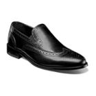 Nunn Bush Norris Men's Leather Wingtip Shoes, Size: 10.5 Wide, Black