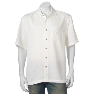 Men's Batik Bay Casual Button-down Shirt, Size: Xxl, Natural