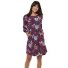 Women's Apt. 9&reg; Blouson Dress, Size: Xl, Dark Red