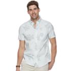 Men's Sonoma Goods For Life&trade; Flexwear Modern-fit Poplin Button-down Shirt, Size: Large, Med Blue