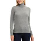 Women's Chaps Turtleneck Sweater, Size: Small, Grey
