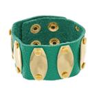 Gs By Gemma Simone Atomic Age Collection Cuff Bracelet, Women's, Size: 7, Green