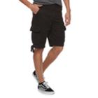 Men's Urban Pipeline Canvas Cargo Shorts, Size: 28, Black