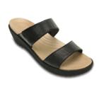 Crocs A-leigh Women's Mini Wedge Sandals, Size: 4, Brown