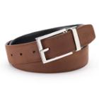 Chaps Ultra Suede Reversible Belt - Men, Size: 36, Brown