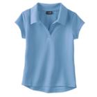 Girls 4-16 & Plus Size Chaps Short Sleeve Performance Polo Shirt, Girl's, Size: 16, Blue Other