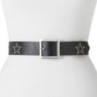 Women's Apt. 9&reg; Star Studded Belt, Size: 2xl, Black