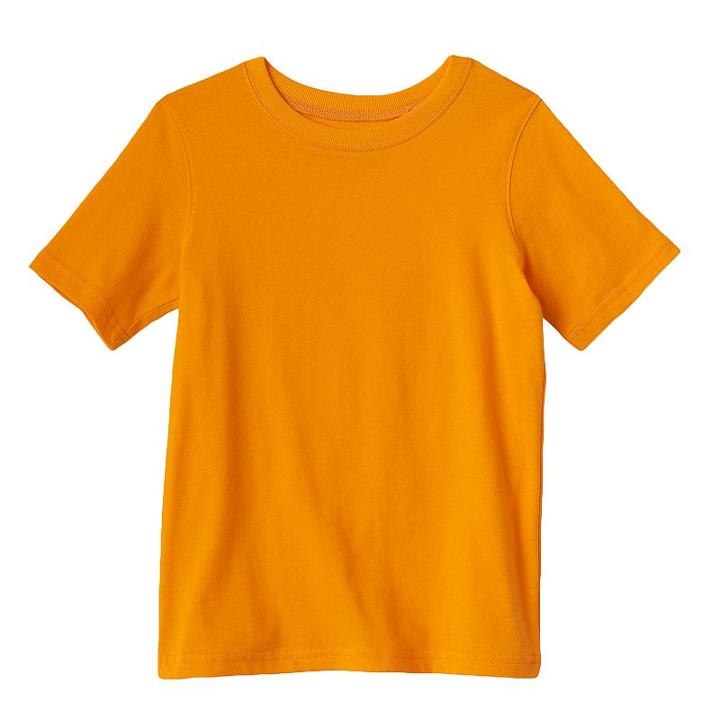 Boys 4-7x Jumping Beans&reg; Solid Jersey Tee, Boy's, Size: 4, Orange