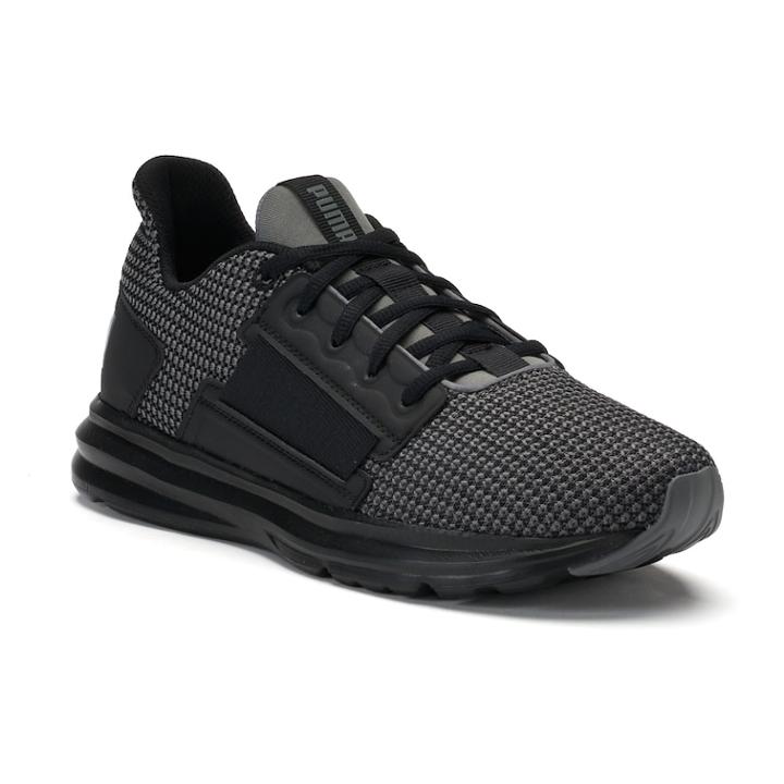 Puma Enzo Street Knit Men's Running Shoes, Size: 10.5, Grey
