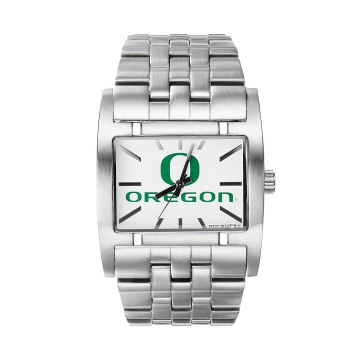 Rockwell Oregon Ducks Apostle Stainless Steel Watch - Men, Silver