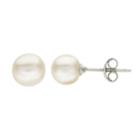 Pearlustre By Imperial Freshwater Cultured Pearl Stud Earrings - 6 Mm, Women's, White