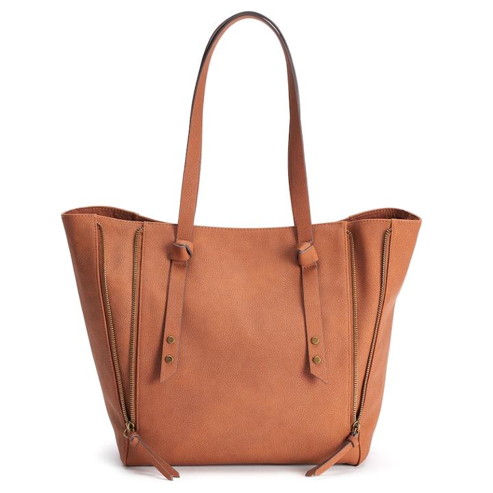 Sonoma Goods For Life&trade; Sabina Zip Tote, Women's, Red/coppr (rust/coppr)