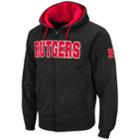 Men's Rutgers Scarlet Knights Full-zip Fleece Hoodie, Size: Xl, Grey