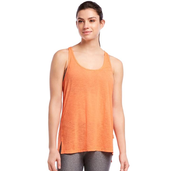 Women's Jockey Sport Framework Racerback Tank, Size: Small, Lt Orange