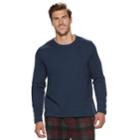 Big & Tall Croft & Barrow&reg; Sweater Fleece Crewneck Tee, Men's, Size: Xxl Tall, Blue