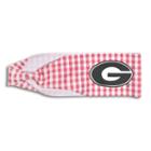 Legacy Athletic Georgia Bulldogs Gingham Headband, Women's, Multicolor