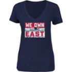 Women's New England Patriots 2017 Afc East Division Champions Line Of Scrimmage Tee, Size: Medium, Blue (navy)