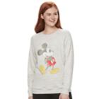 Disney's Mickey Mouse Juniors' Graphic Long Sleeve Tee, Teens, Size: Xs, Light Grey