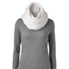 Sonoma Goods For Life&trade; Braided Cable-knit Lined Cowl Scarf, Women's, Natural
