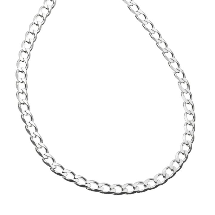 Primrose Sterling Silver Curb-link Chain Necklace - 20-in, Women's, Size: 20, Grey
