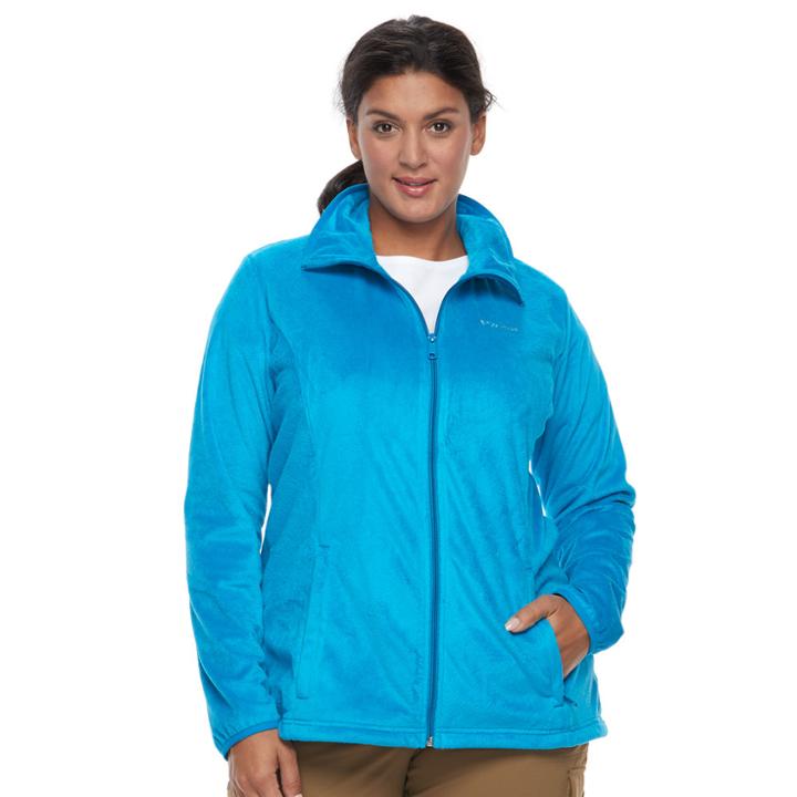 Plus Size Columbia Blustery Summit Fleece Jacket, Women's, Size: 2xl, Dark Blue