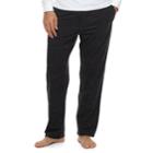Big & Tall Hanes Ultimate Space Dye Lounge Pants, Men's, Size: L Tall, Black