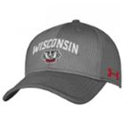 Adult Under Armour Wisconsin Badgers Stretch-fit Cap, Men's, Size: L/xl, Multicolor