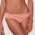 Women's Lc Lauren Conrad Beach Shop Ruched Bikini Bottoms, Size: Large, Lt Orange