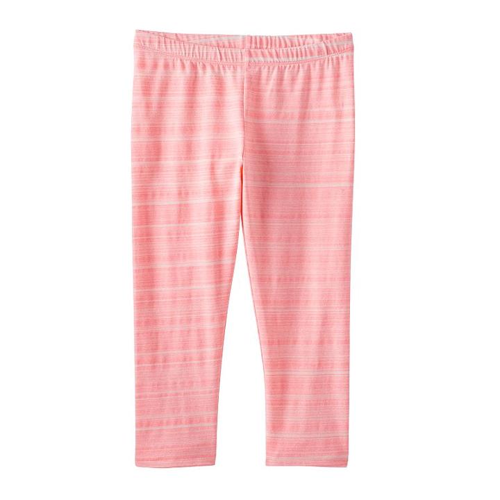Girls 7-16 & Plus Size So&reg; Patterned Capri Leggings, Girl's, Size: 20 1/2, Brt Pink