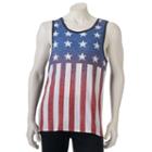 Men's Urban Pipeline&reg; American Flag Tank Top, Size: Large, White