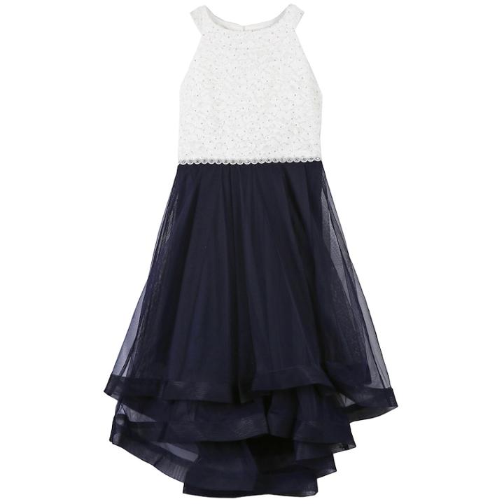 Girls 7-16 Speechless Jeweled Bodice High-low Dress, Size: 8, White