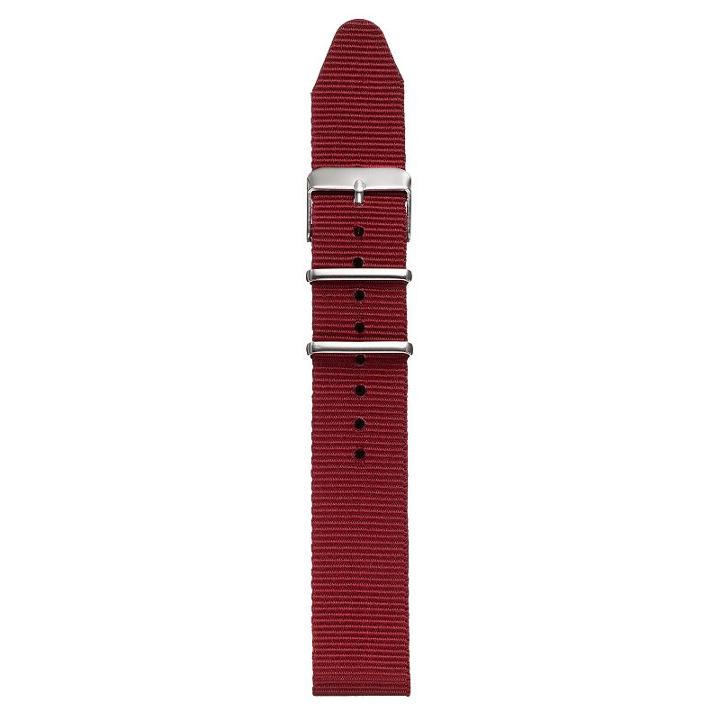 Kreisler Unisex Casuals Nylon Watch Band - Tx2012bd, Size: 20mm, Red