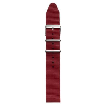 Kreisler Unisex Casuals Nylon Watch Band - Tx2012bd, Size: 20mm, Red