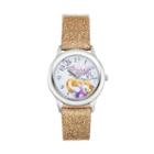 Disney Princess Rapunzel Together We Are Strong Kids' Leather Watch, Women's, Yellow