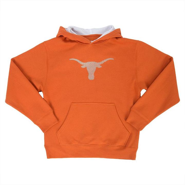 Boys 8-20 Texas Longhorns Hamburg Pullover Hoodie, Boy's, Size: Medium, Grey