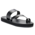 Women's Sonoma Goods For Life&trade; Strappy Toe Loop Platform Sandals, Size: Large, Black