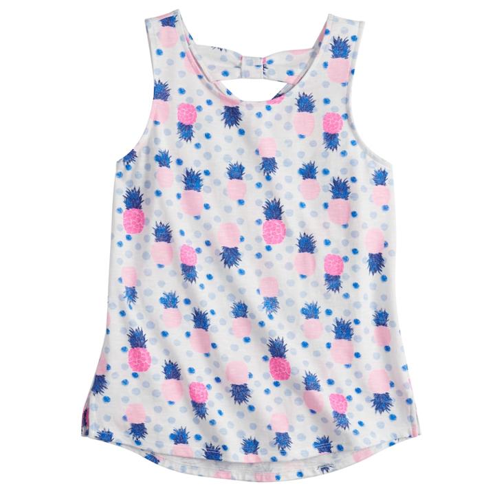 Girls 7-16 & Plus Size So&reg; Bow Back Tank Top, Size: 16, White