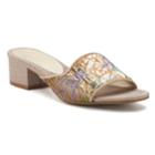 Ann Marino Zippity Do Dah Women's Mules, Size: Medium (7), Beig/green (beig/khaki)
