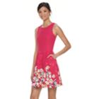 Petite Apt. 9&reg; Jacquard Sleeveless Dress, Women's, Size: M Petite, Med Pink