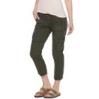 Petite Sonoma Goods For Life&trade; Tie Hem Cargo Capri Pants, Women's, Size: 12 Petite, Green