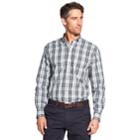 Men's Izod Premium Essentials Classic-fit Stretch Button-down Shirt, Size: Xl, Black