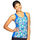 Women's Colosseum Whole Lotta Love Running Tank, Size: Medium, Blue Other