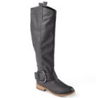 Journee Collection Blake Women's Tall Boots, Girl's, Size: Medium (6), Black