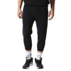 Men's Adidas Cross Up Three-quarter Pants, Size: Large, Black