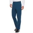 Men's Croft & Barrow&reg; Classic-fit Easy-care Stretch Flat-front Khaki Pants, Size: 32x34, Dark Blue