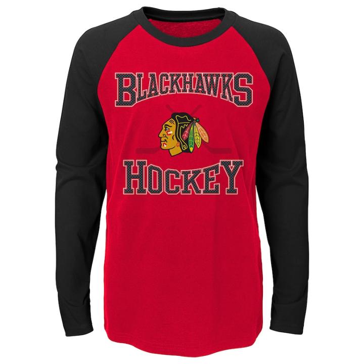 Boys 8-20 Chicago Blackhawks Morning Skate Tee, Size: S 8, Red