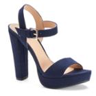 Lc Lauren Conrad Bow Women's High Heel Sandals, Size: 8, Blue