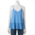 Women's Sonoma Goods For Life&trade; Peplum Camisole, Size: Xxl, Dark Blue