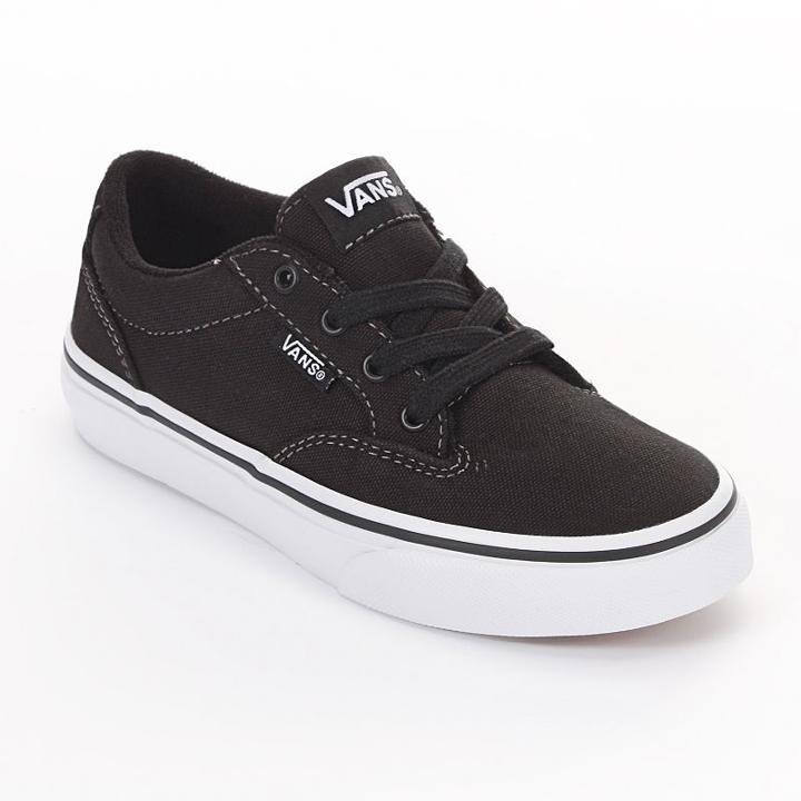 Vans Winston Skate Shoes - Grade School Boys, Boy's, Size: Medium (6), Black