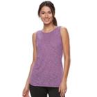 Women's Tek Gear&reg; Dry Tek Slubbed Tank Top, Size: Xs, Med Purple